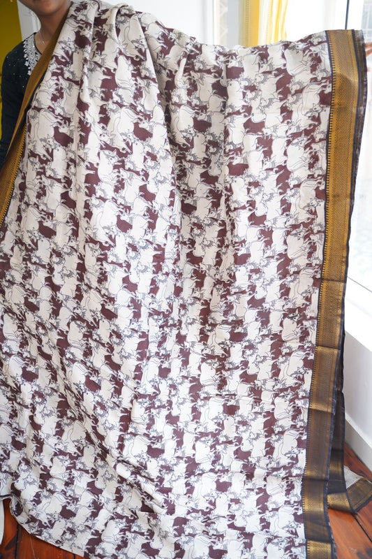 Kalamkari  Saree pc16343