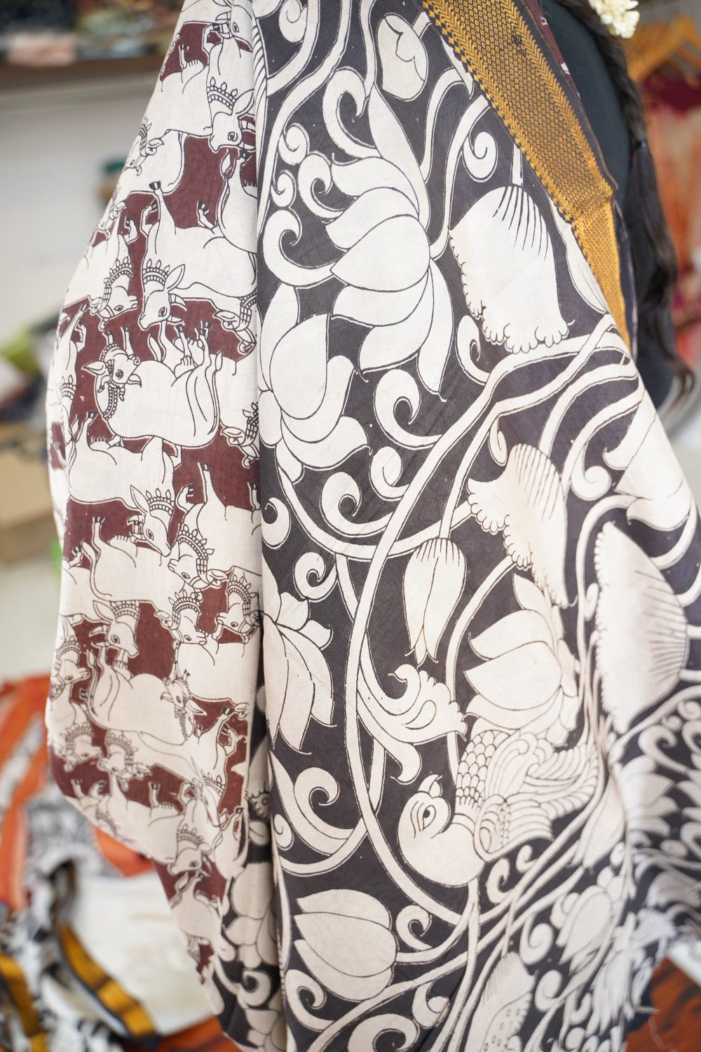 Kalamkari  Saree pc16343