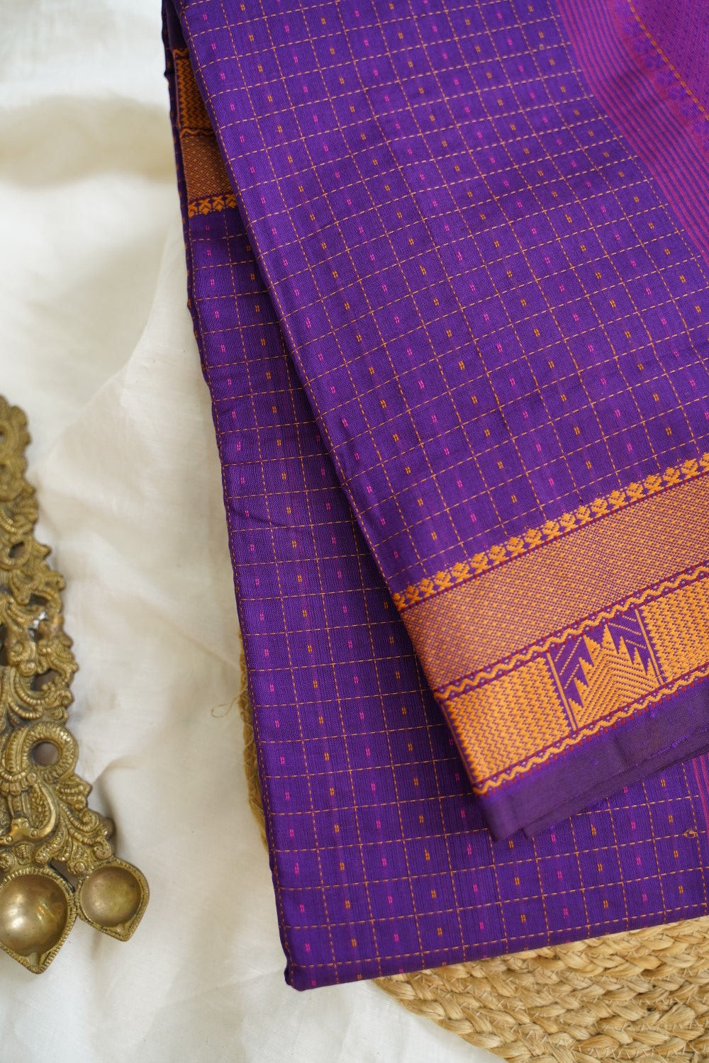 Kanchi Semi Silk Cotton Saree PC15166