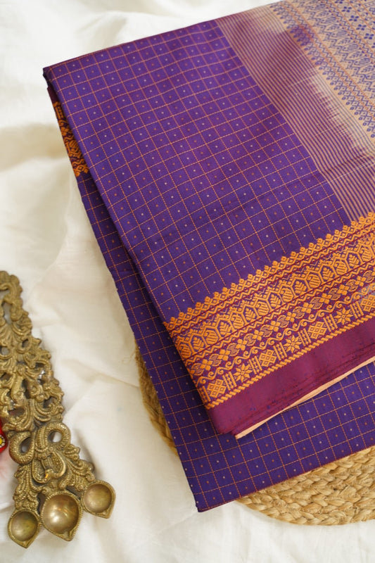 Kanchi Semi Silk Cotton Saree PC15147