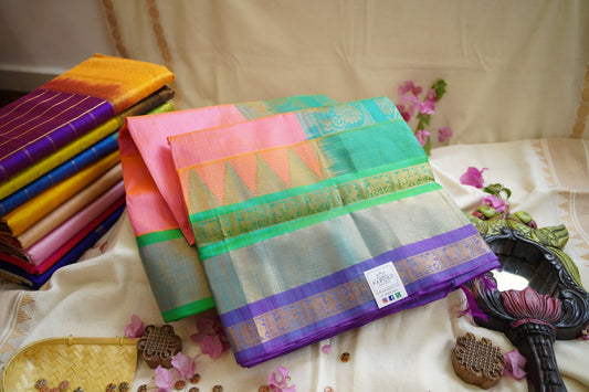 Kanchi Handloom Silk Cotton Saree PC12173