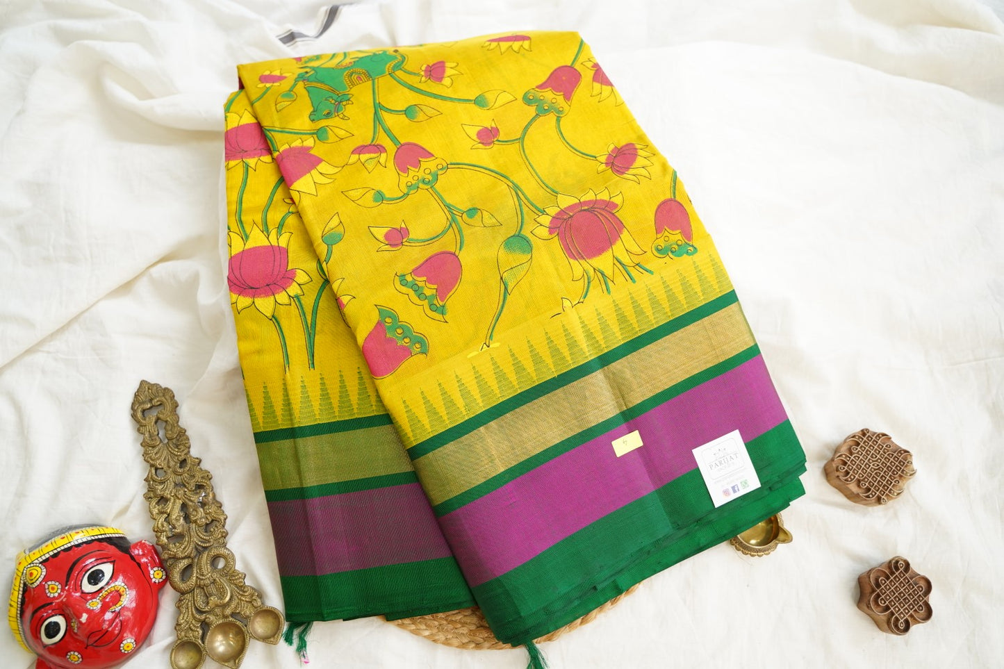 Kanchi Handloom Silk Cotton Saree PC15171