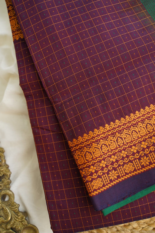Kanchi Semi Silk Cotton Saree PC15150