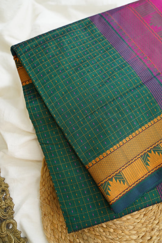 Kanchi Semi Silk Cotton Saree PC15151
