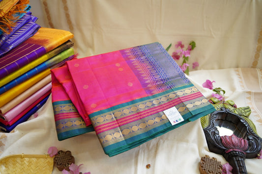 Kanchi Handloom Silk Cotton Saree PC12155