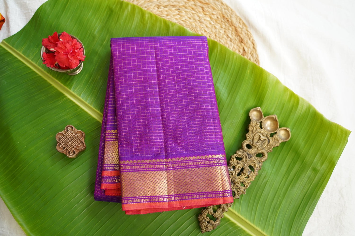 Pure Kanchi Silk Saree PC17504
