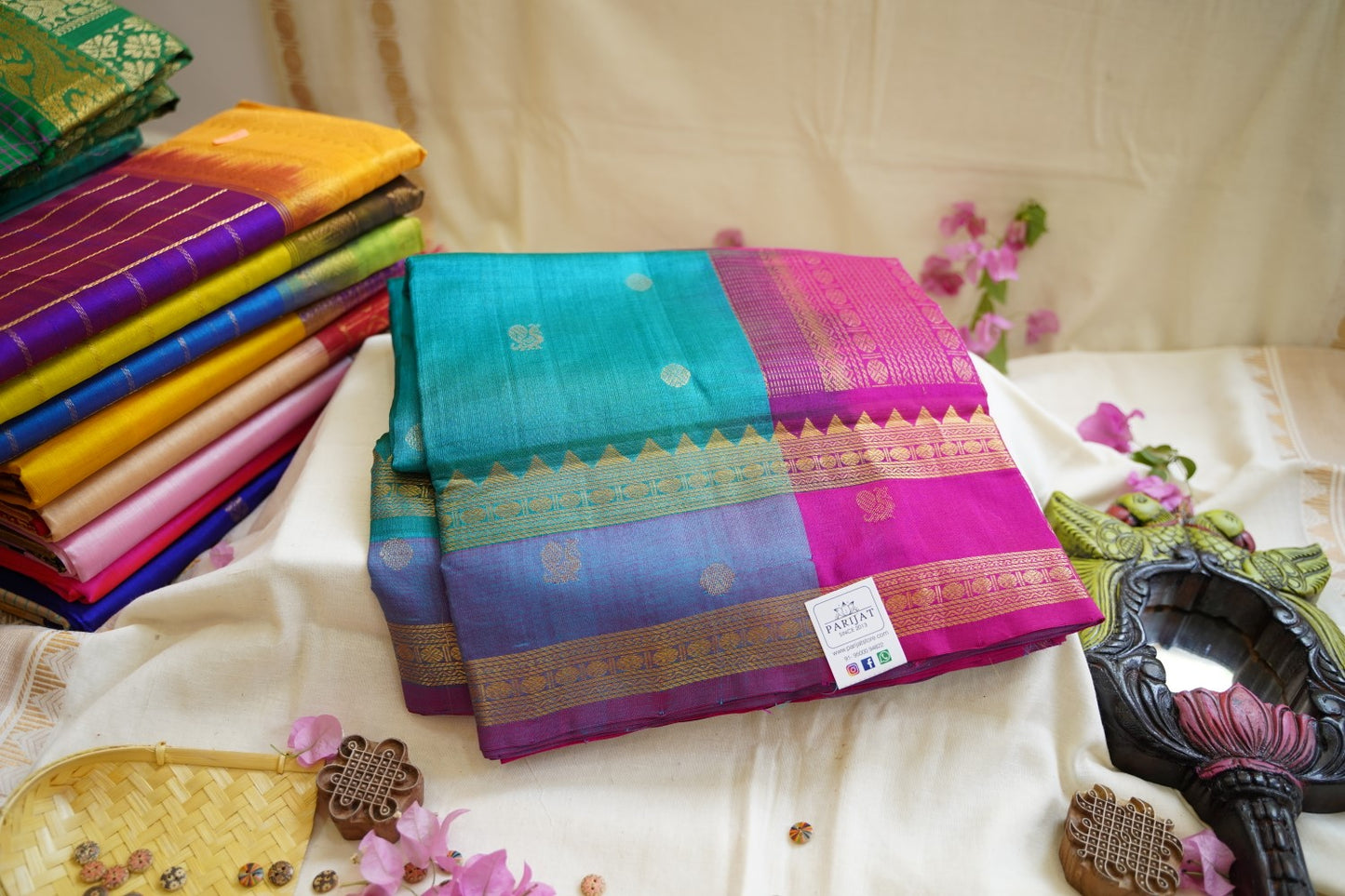 Kanchi Handloom Silk Cotton Saree PC12140