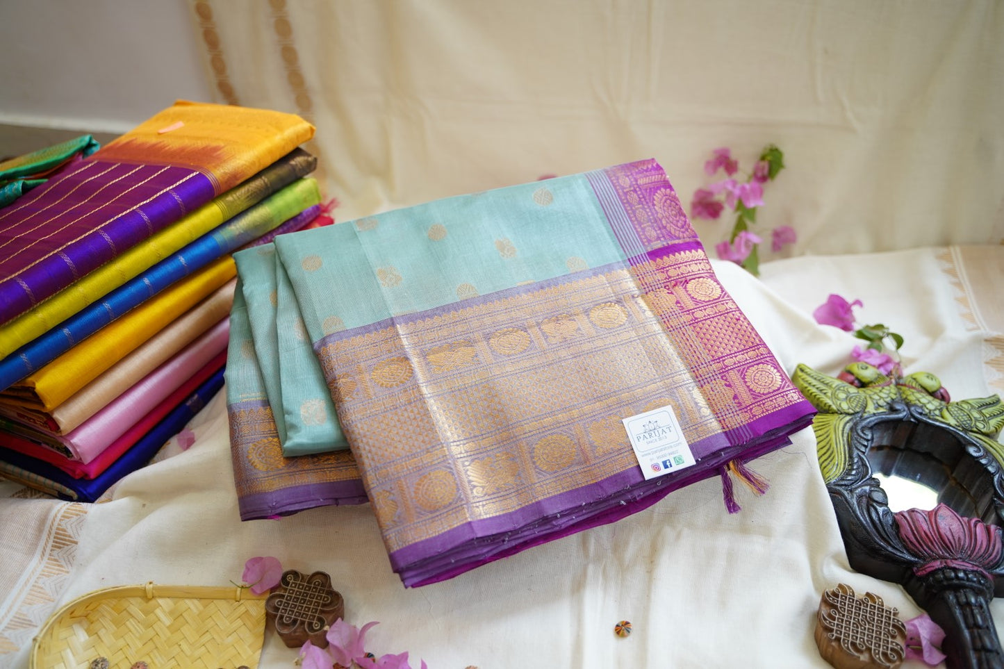 Kanchi Handloom Silk Cotton Saree PC12196