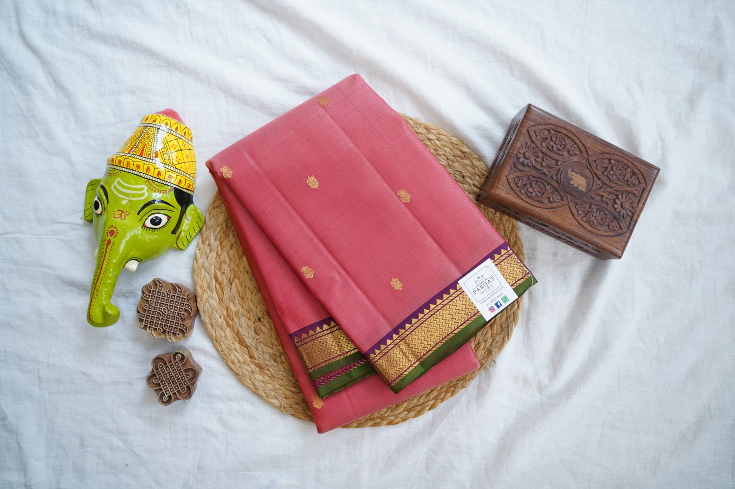 Pure Kanchi Silk Saree Pc16490