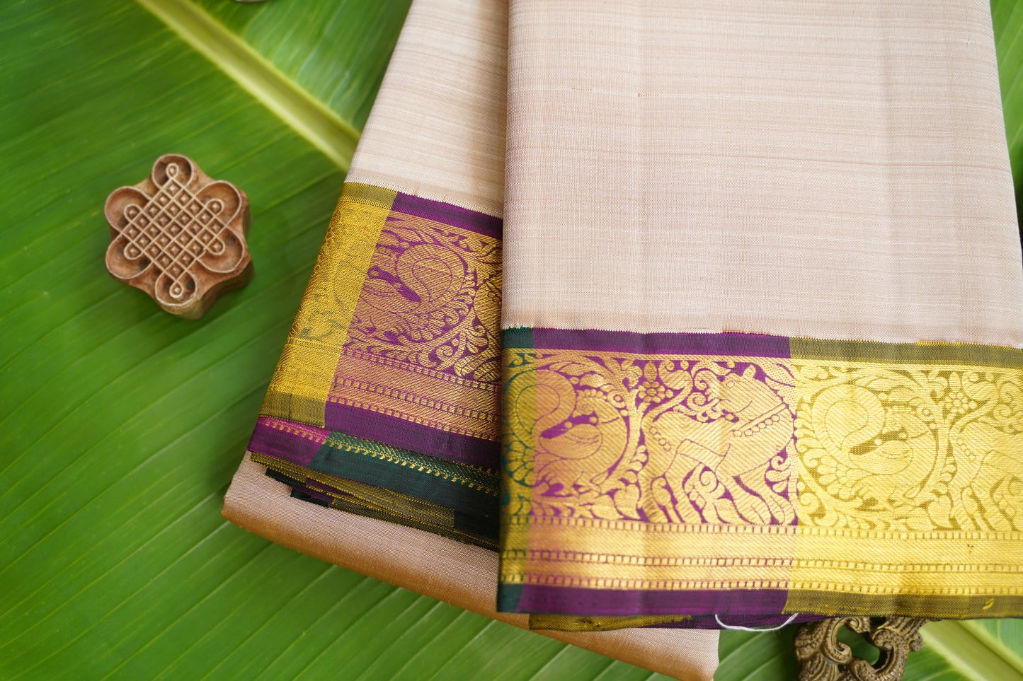 Pure Kanchi Silk Saree Pc17524
