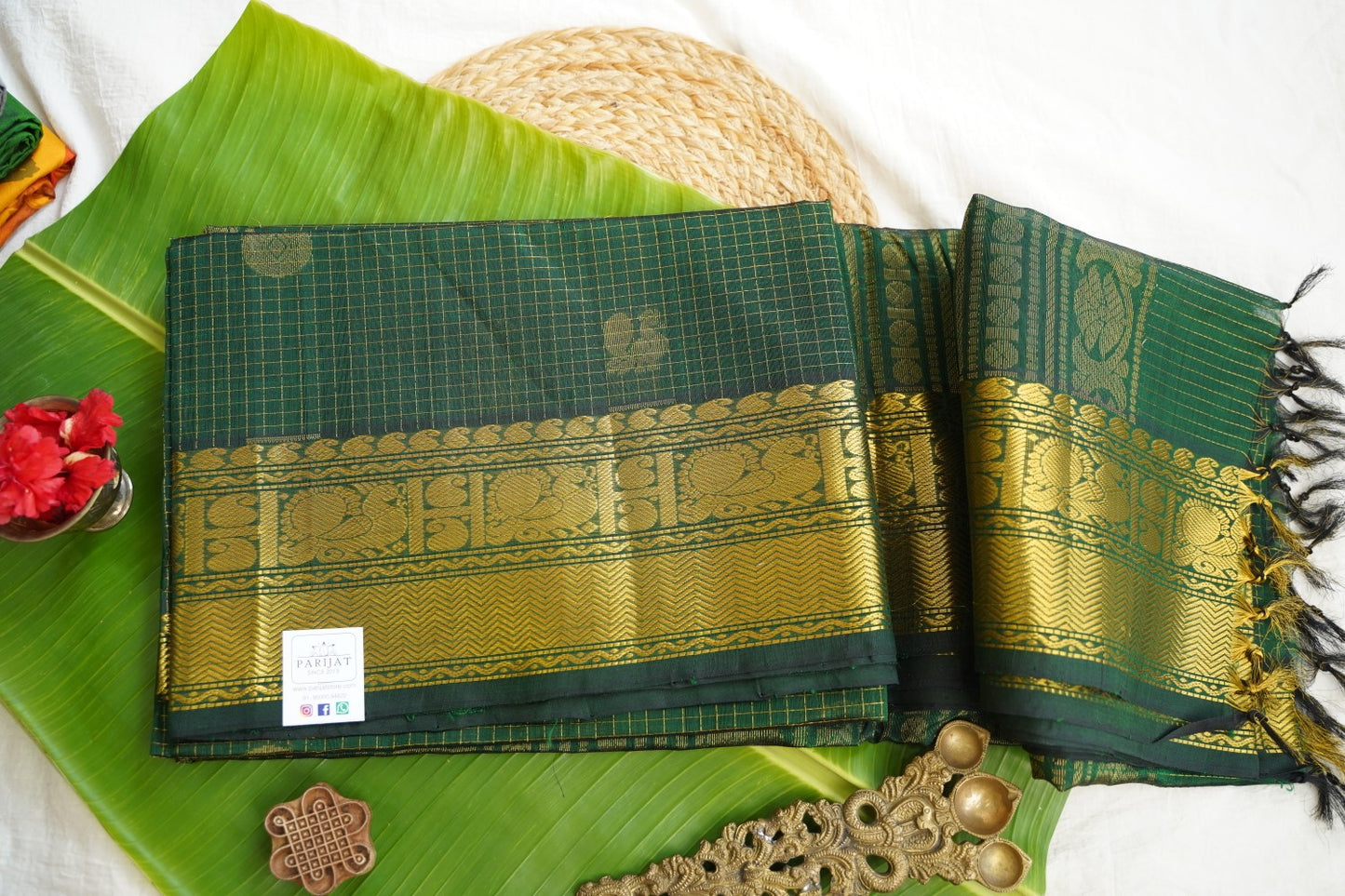 Kanchi Handloom Silk Cotton Saree PC17521