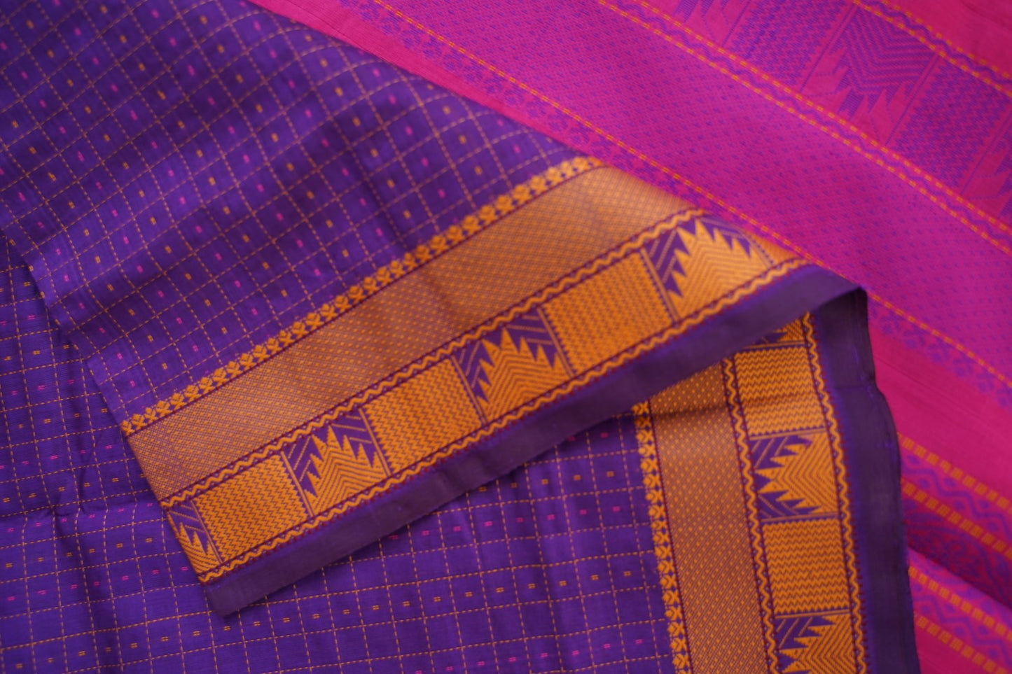 Kanchi Semi Silk Cotton Saree PC15166