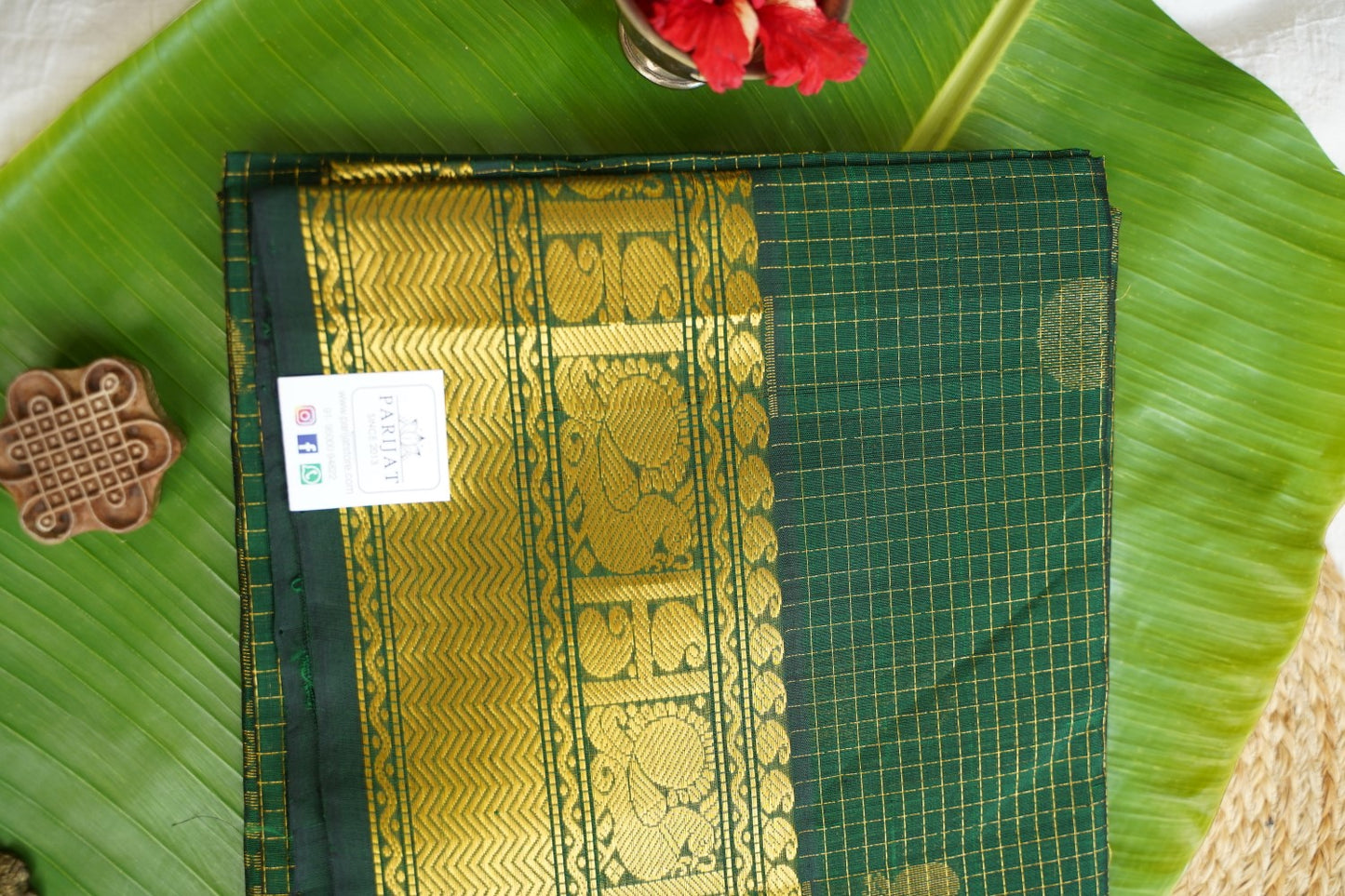 Kanchi Handloom Silk Cotton Saree PC17521