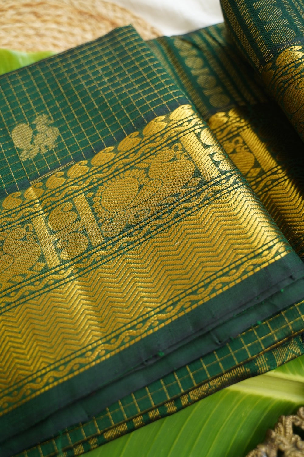 Kanchi Handloom Silk Cotton Saree PC17521