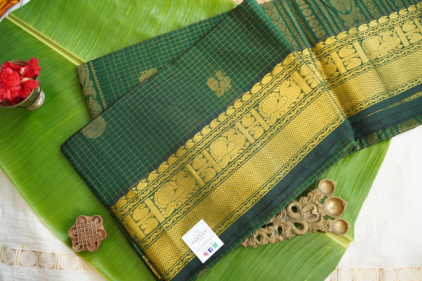 Kanchi Handloom Silk Cotton Saree PC17521
