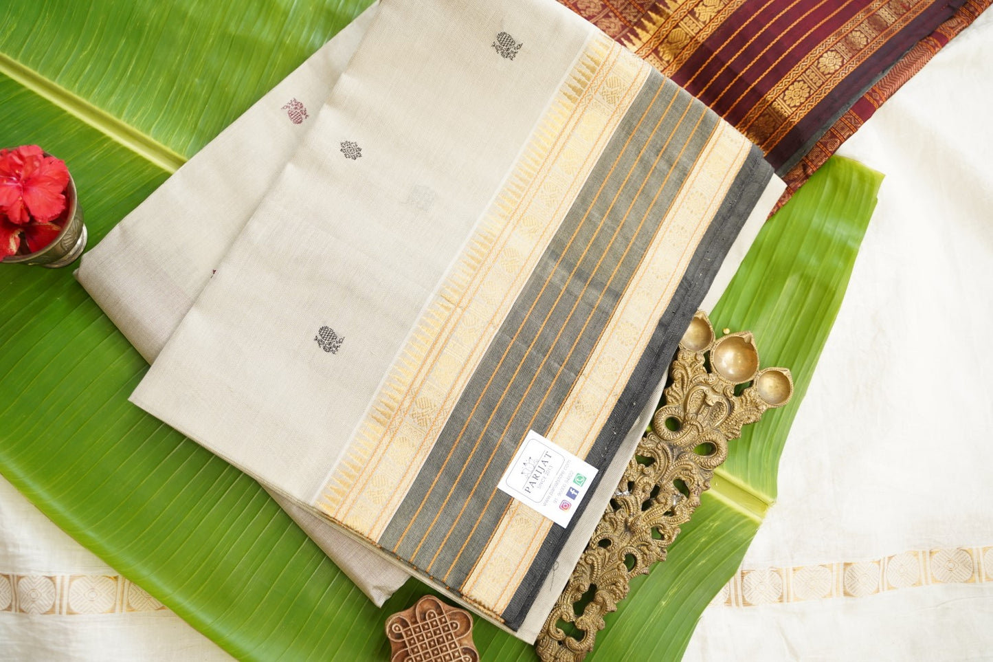 Kanchi Handloom Silk Cotton Saree PC17518