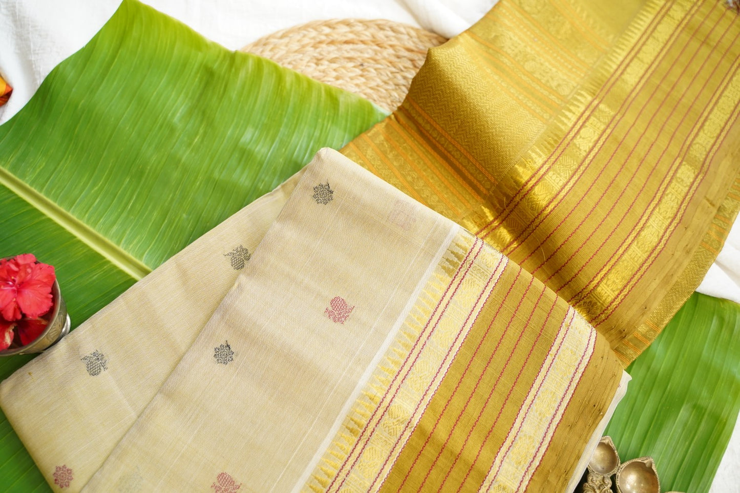 Kanchi Handloom Silk Cotton Saree PC17516