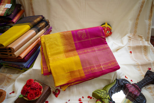 Kanchi Handloom Silk Cotton Saree PC12297