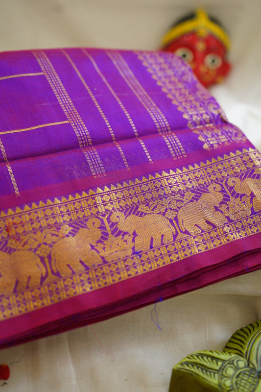 Kanchi Handloom Silk Cotton Saree PC12294