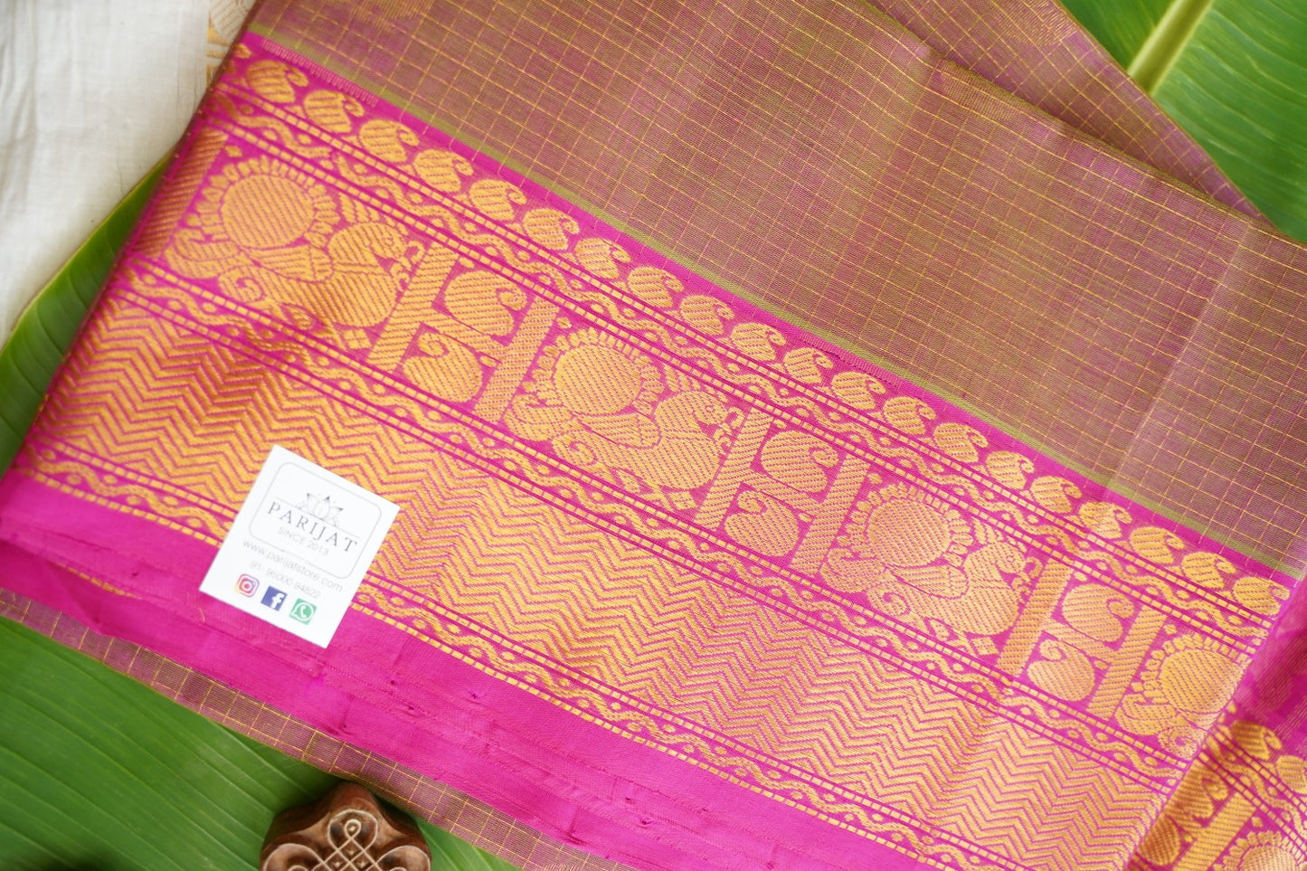 Kanchi Handloom Silk Cotton Saree PC17515