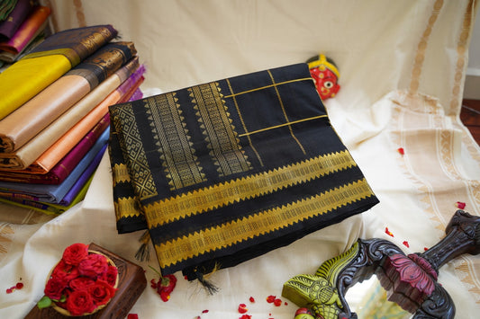 Kanchi Handloom Silk Cotton Saree PC12275