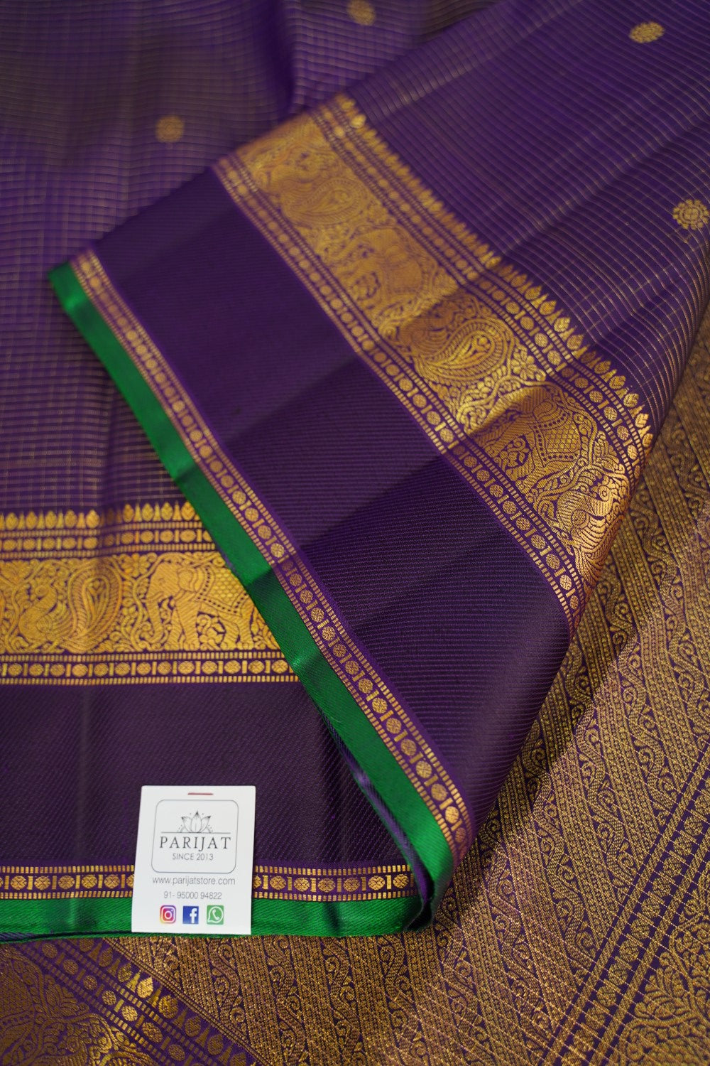 Kanchi Handloom Silk Cotton Saree PC12303