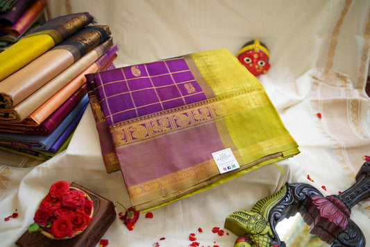 Kanchi Handloom Silk Cotton Saree PC12303