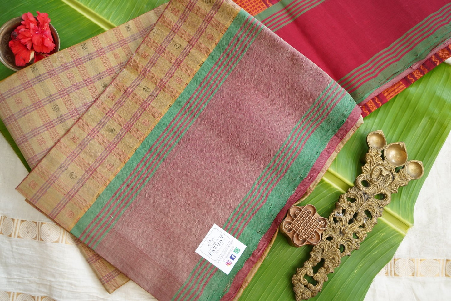 Kanchi Handloom Silk Cotton Saree PC17520
