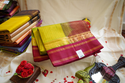 Kanchi Handloom Silk Cotton Saree PC12284