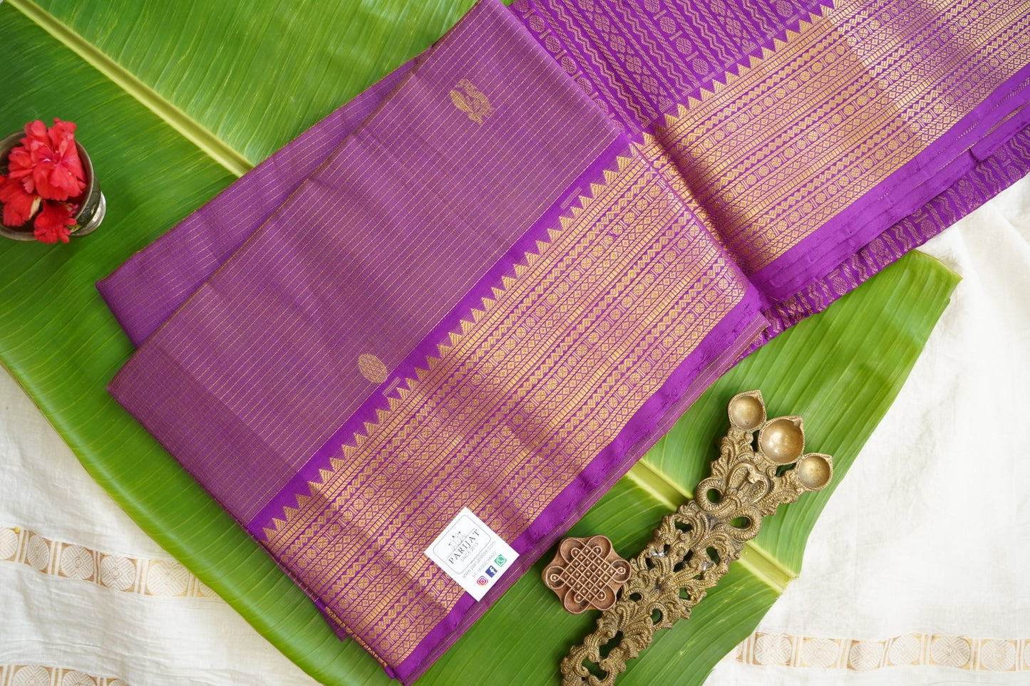 Kanchi Handloom Silk Cotton Saree PC17513