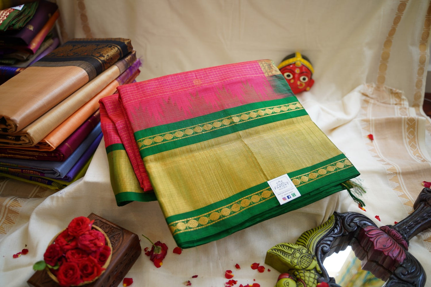 Kanchi Handloom Silk Cotton Saree PC12252
