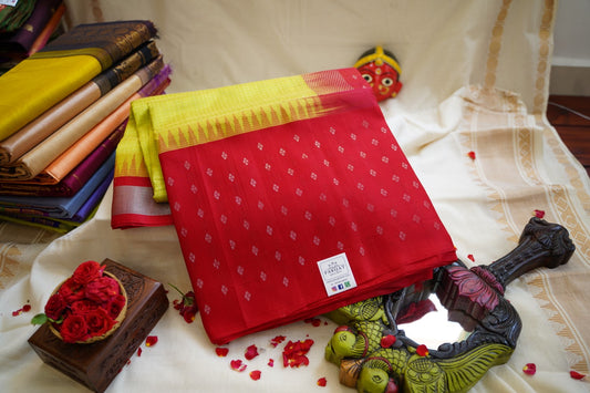 Kanchi Handloom Silk Cotton Saree PC12253