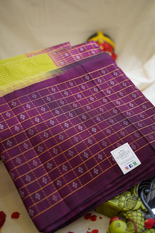 Kanchi Handloom Silk Cotton Saree PC12246