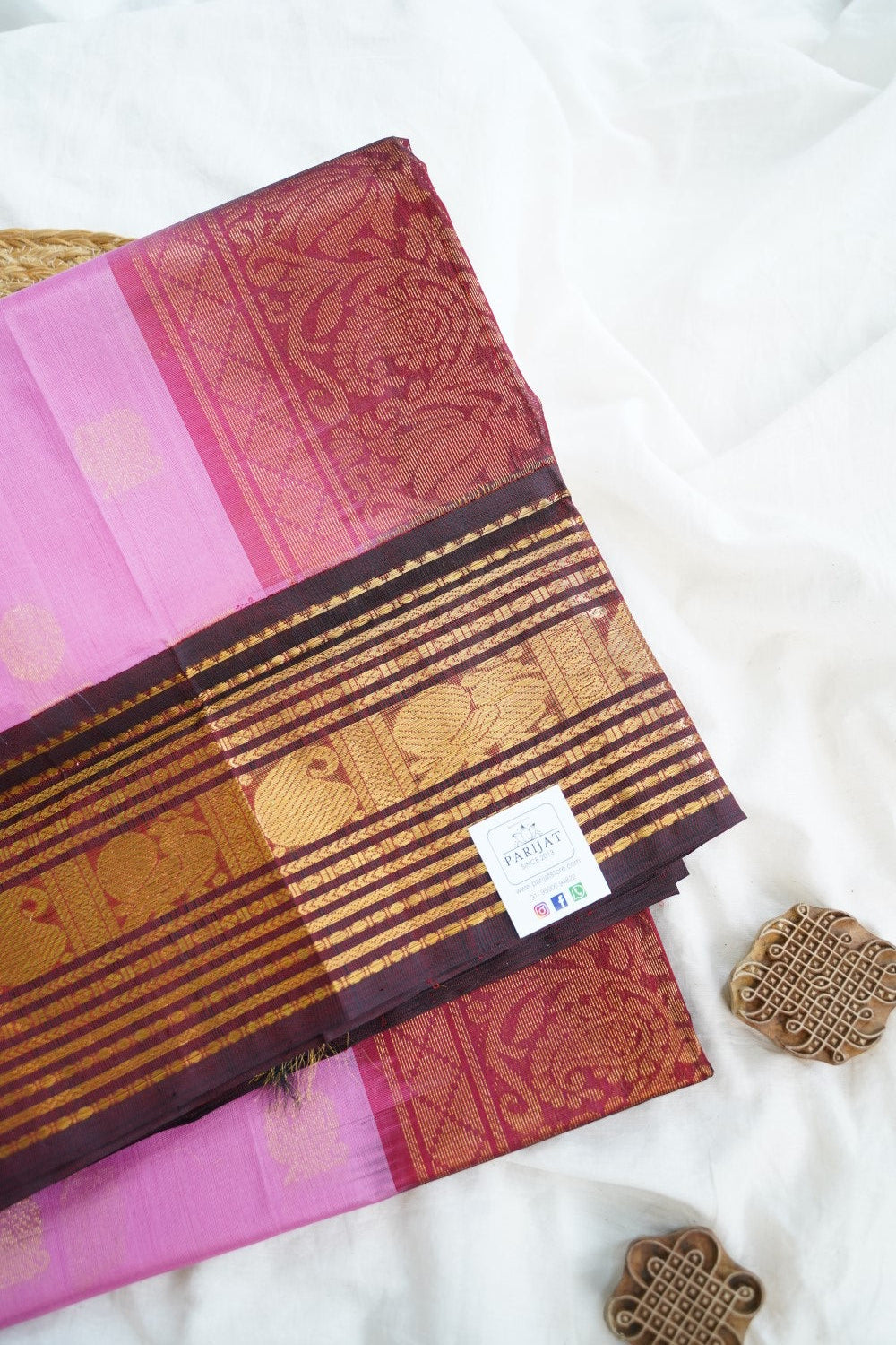 Kanchi Handloom Silk Cotton Saree PC15199