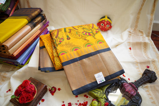 Kanchi Handloom Silk Cotton Saree PC12265