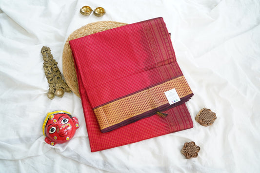 Kanchi Handloom Silk Cotton Saree PC15202