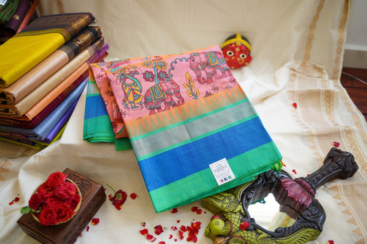 Kanchi Handloom Silk Cotton Saree PC12263
