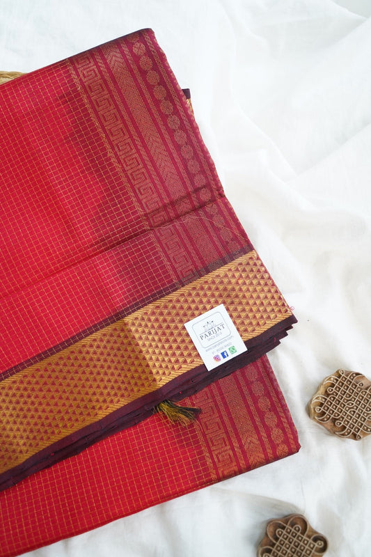 Kanchi Handloom Silk Cotton Saree PC15202