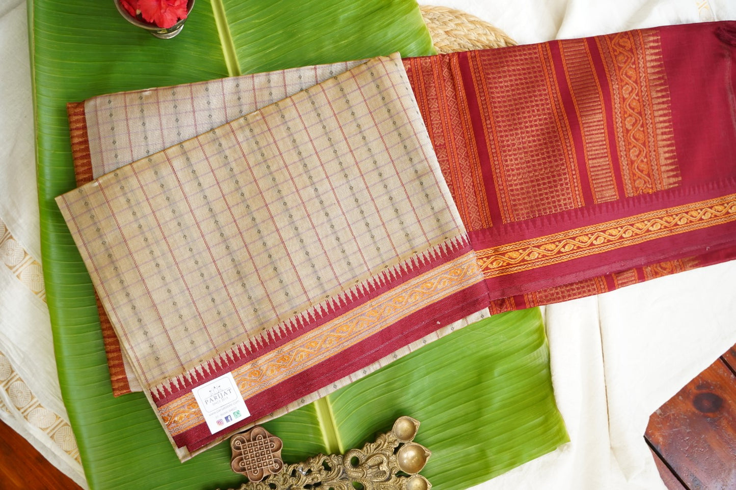 Kanchi Handloom Silk Cotton Saree PC17509