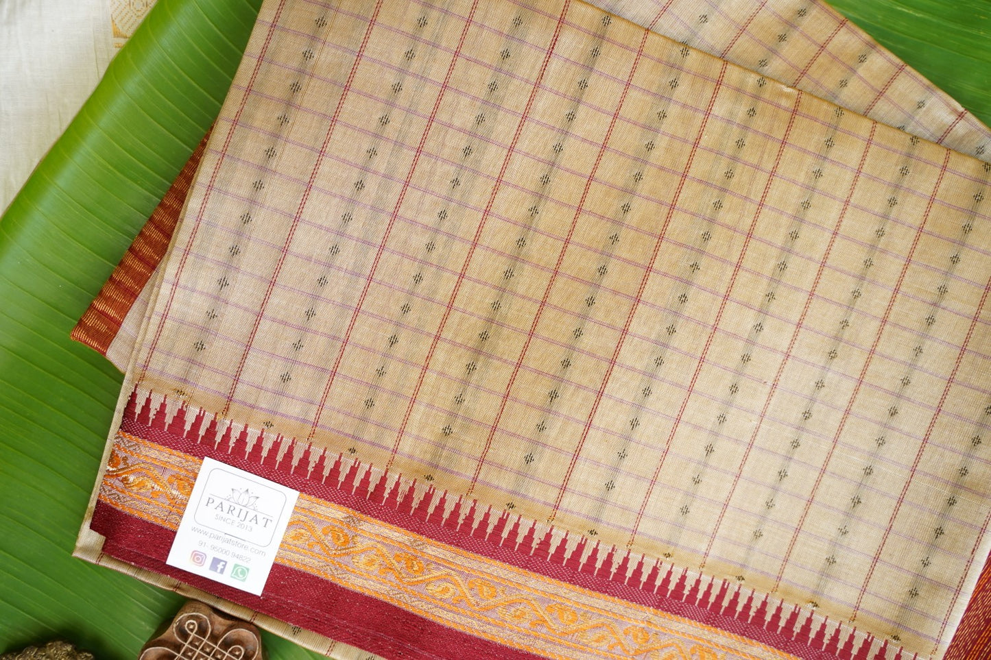 Kanchi Handloom Silk Cotton Saree PC17509