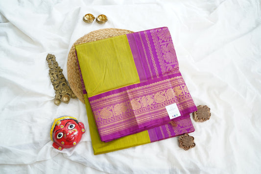 Kanchi Handloom Silk Cotton Saree PC15206