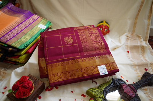 Kanchi Handloom Silk Cotton Saree PC12273