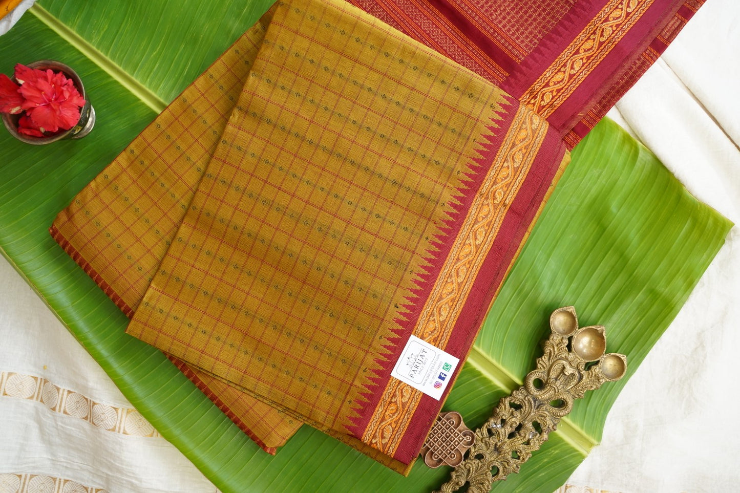Kanchi Handloom Silk Cotton Saree PC17508