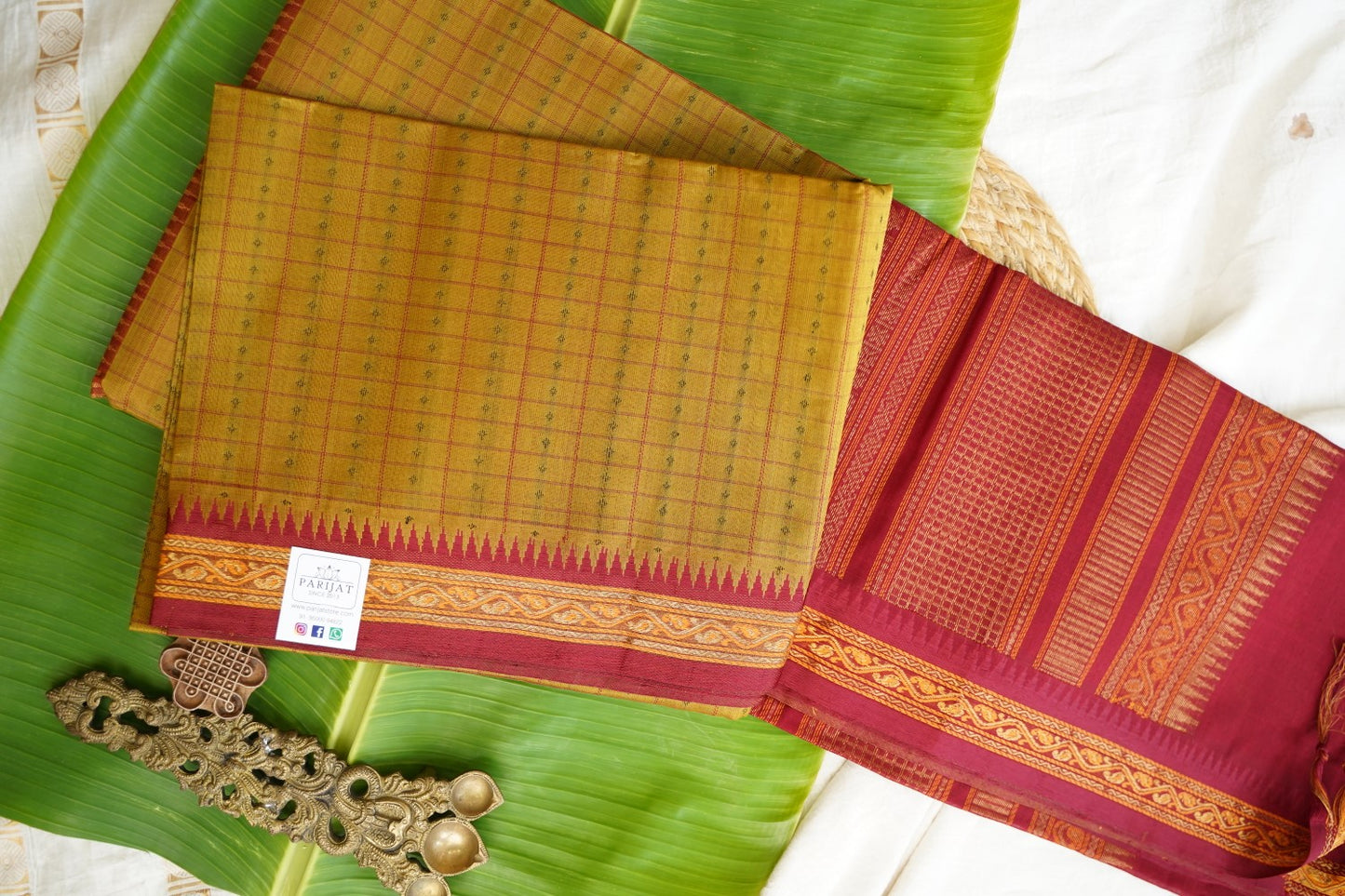 Kanchi Handloom Silk Cotton Saree PC17508