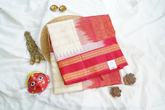 Kanchi Handloom Silk Cotton Saree PC15187