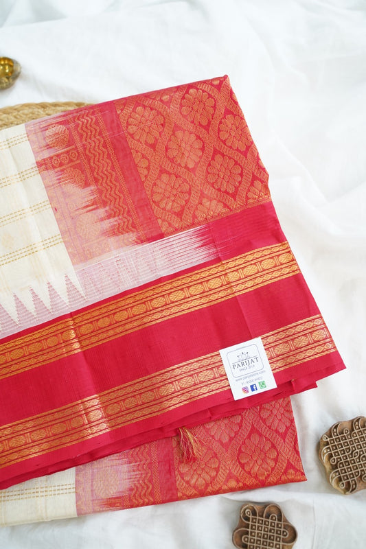 Kanchi Handloom Silk Cotton Saree PC15187