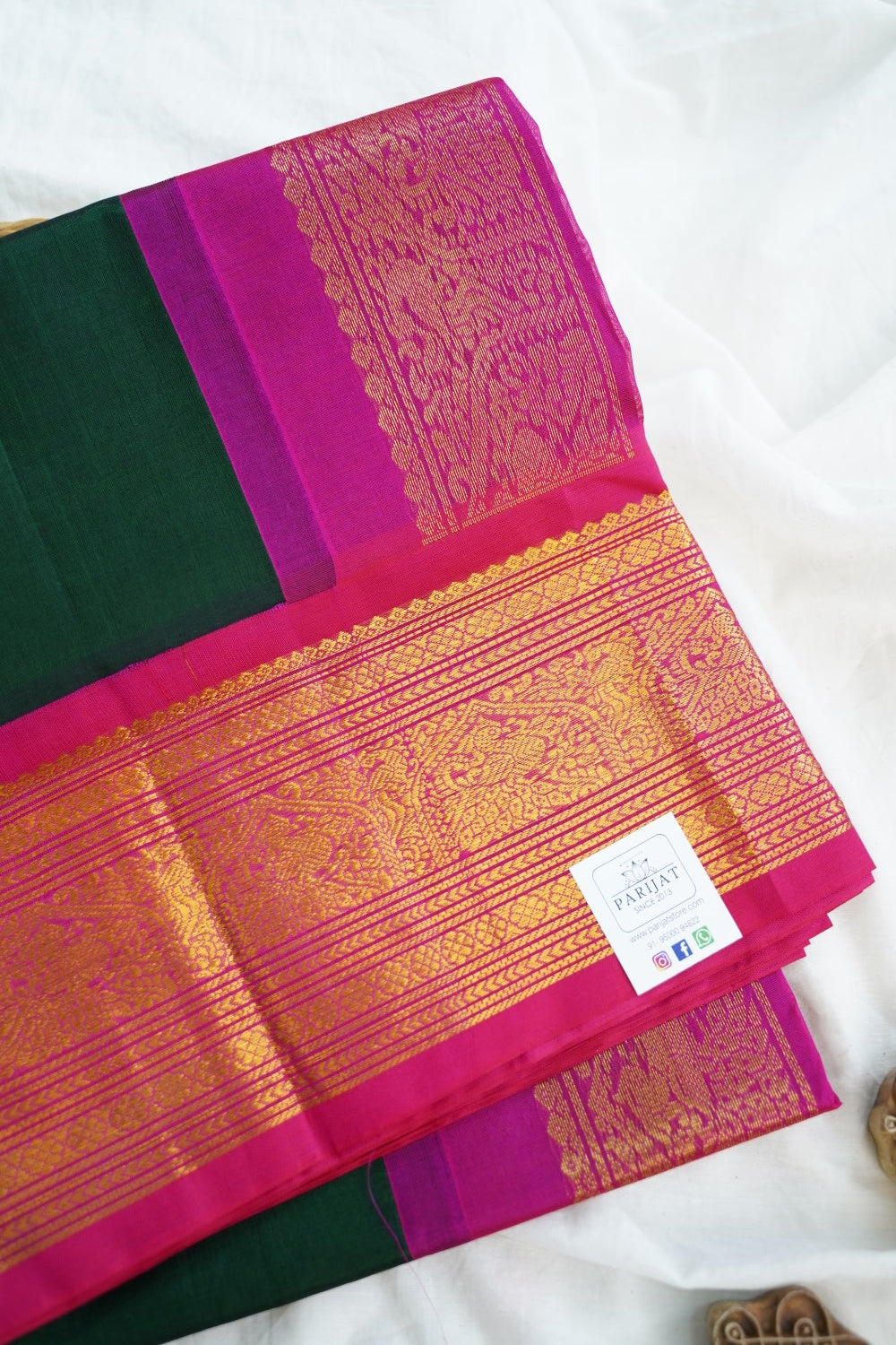 Kanchi Handloom Silk Cotton Saree PC15196