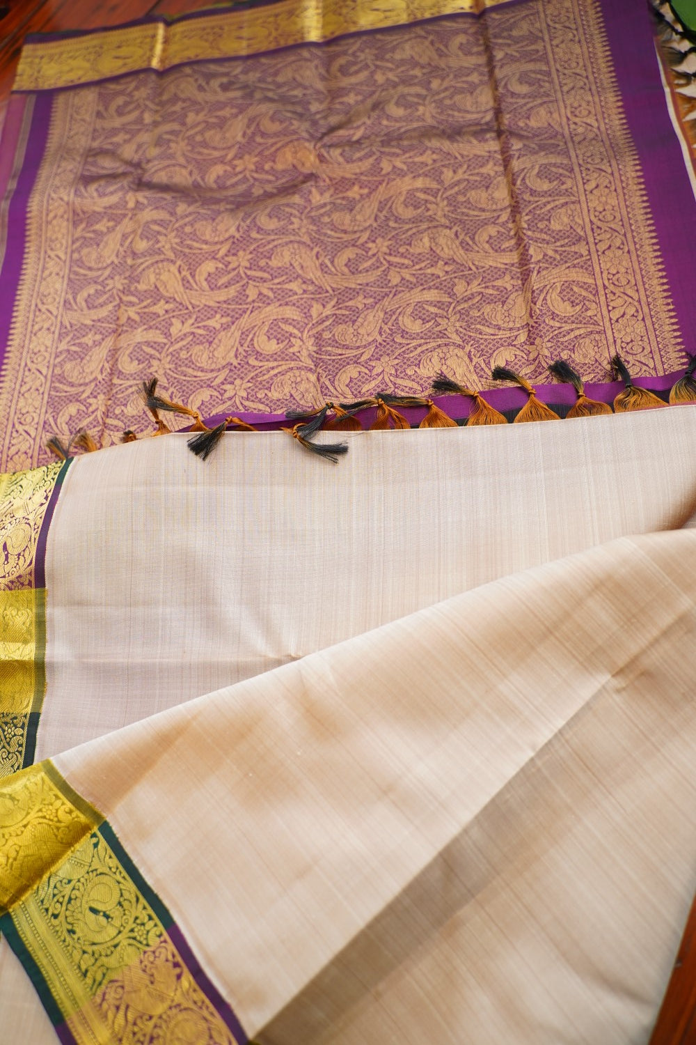 Pure Kanchi Silk Saree Pc17524