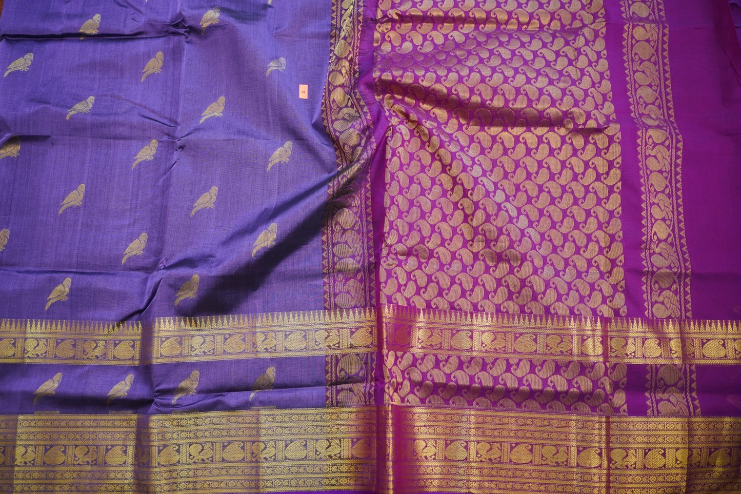 Kanchi Handloom Silk Cotton Saree-PC16536