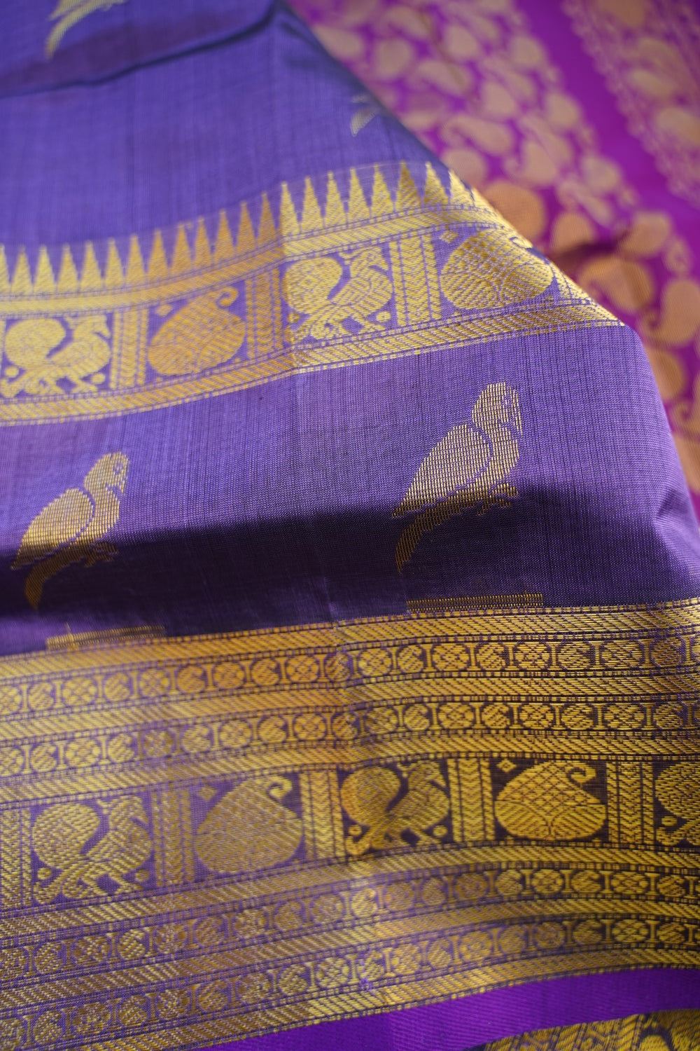 Kanchi Handloom Silk Cotton Saree-PC16536